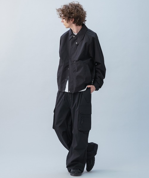+phenix（プラスフェニックス）の「+phenix(プラスフェニックス) TECH WIDE CARGO PANTS / テック ワイド カーゴパンツ（カーゴパンツ・メンズ・ブラック/ネイビー・XL/L/M）」の8枚目の写真