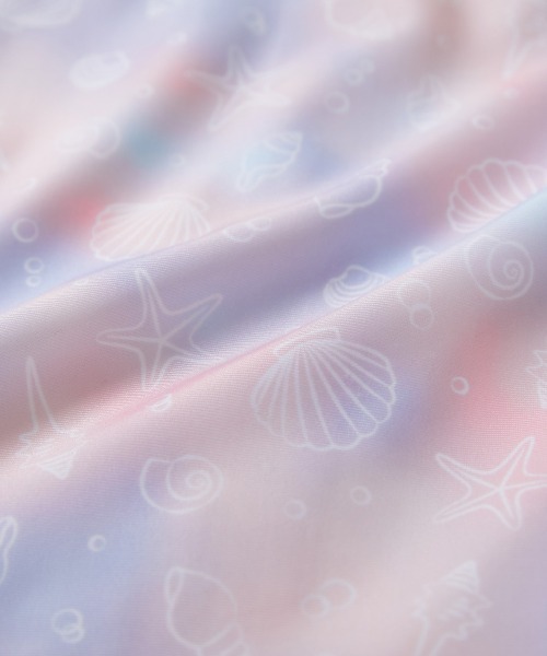 devirock(デビロック)の「ティアードフリル UVカット ワンピース風セパレート水着(水着・キッズ・ライラック/サックスブルー/グリーン系その他/パープル系その他・160cm/150cm/140cm/130cm/120cm/110cm/100cm)」の10枚目の写真