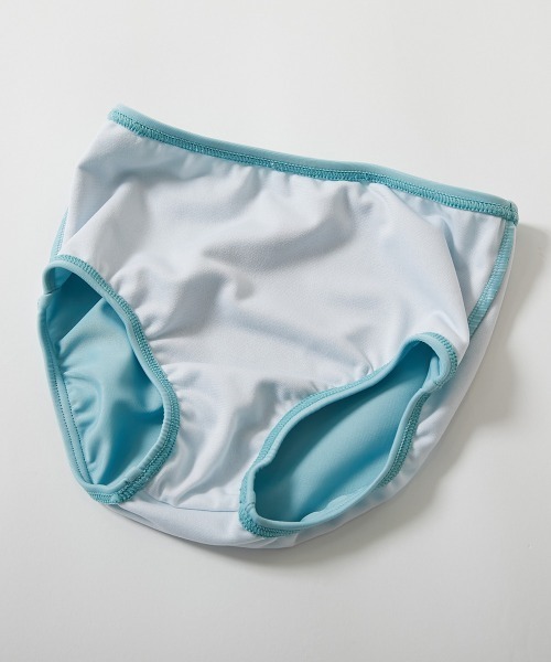 devirock(デビロック)の「ティアードフリル UVカット ワンピース風セパレート水着(水着・キッズ・ライラック/サックスブルー/グリーン系その他/パープル系その他・160cm/150cm/140cm/130cm/120cm/110cm/100cm)」の13枚目の写真