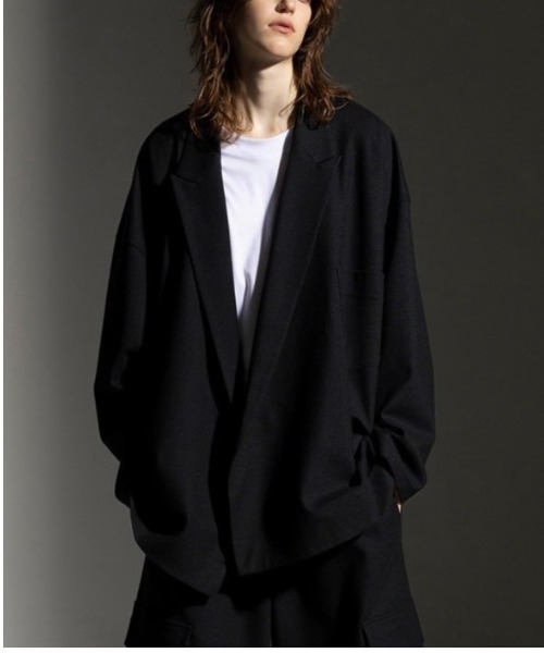 ROBES&CONFECTIONS(ローブスコンフェクションズ)の「Robes&Confections/ローブス&コンフェクションズ/ノベルカノコ JKT(その他アウター・レディース・ブラック・3/1)」の1枚目の写真