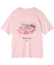 WACOAL（ワコール）の「ワコールキッズ　「Waninal」ワニナル　大人用パジャマ　トップス単品　3分袖（ルームウェア/パジャマ）」