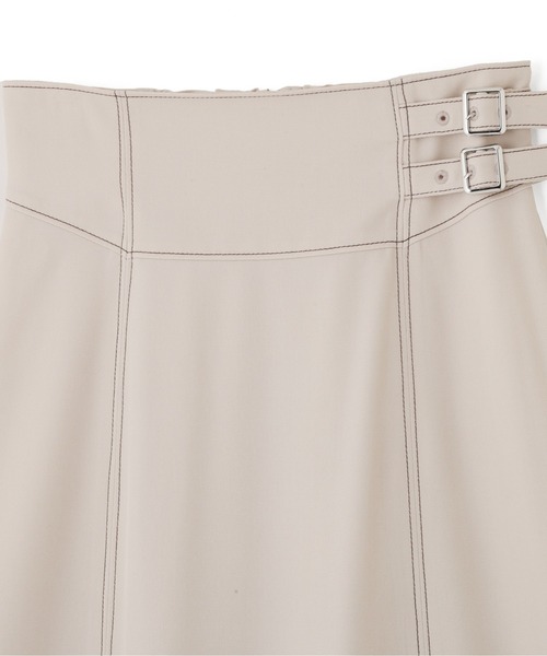 JILL by JILL STUART(ジルバイジルスチュアート)の「バイカラーステッチAラインフレアスカート(スカート・レディース・グレー/ネイビー/ベージュ・MEDIUM/SMALL)」の10枚目の写真