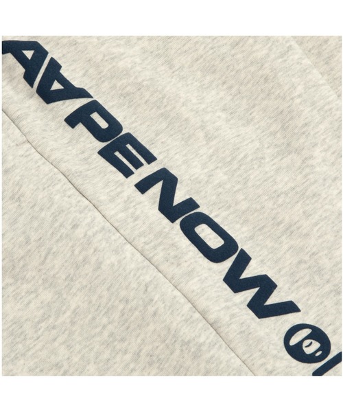 AAPE BY A BATHING APE（エーエイプバイアベイシングエイプ）の「AAPE NOW SWEAT SHORTS（スウェットパンツ・メンズ・オフホワイト・MEDIUM/LARGE/X-LARGE/SMALL/XX-LARGE）」の4枚目の写真