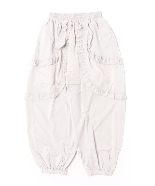 unica(ユニカ)の「ダブルフリルジョガーパンツ laides(その他パンツ・レディース・ピンク/ブラック/グレー・F)」の9枚目の写真