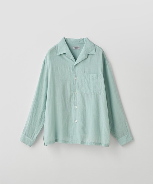 JOHN SMEDLEY（ジョンスメドレー）の「リヨセルラミー長袖ワンピースカラーシャツ（シャツ/ブラウス・メンズ・サックスブルー・2）」の2枚目の写真