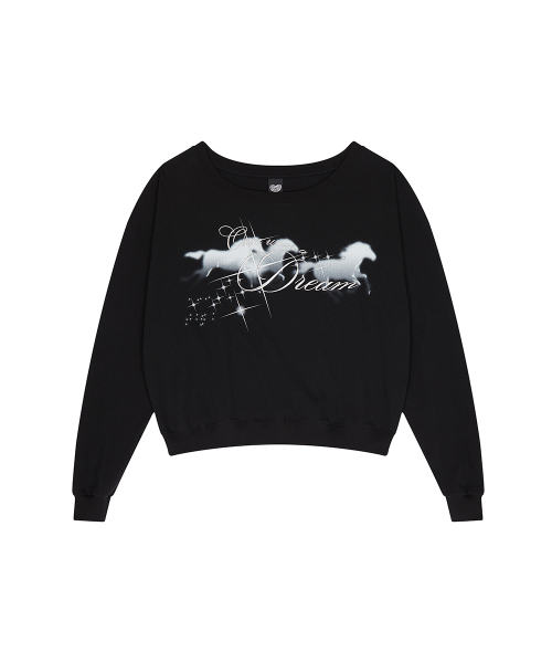 LUVISTRUE(ラヴイズトゥルー)の「EL HORSE ONE-SHOULDER TEE(BLACK)(Tシャツ/カットソー・レディース・その他・FREE)」の2枚目の写真