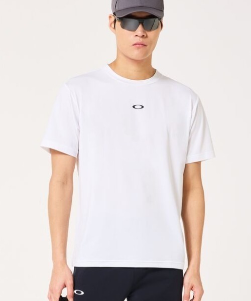 OAKLEY(オークリー)の「オークリー ENHANCE QDEVO SS TEE BP 5.0(Tシャツ/カットソー・メンズ・ホワイト/ブラック/ネイビー・M/L/LL/3L)」の1枚目の写真