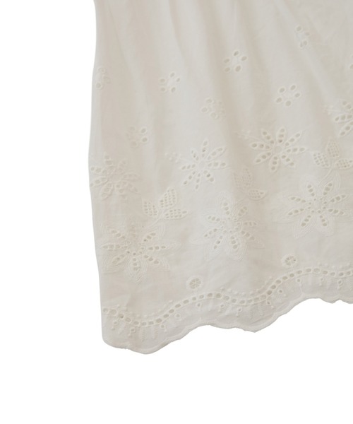 LA MARINE FRANCAISE(マリン フランセーズ)の「エンブロイダリーレースロングスカート(スカート・レディース・ホワイト/ブラック・FREE)」の18枚目の写真
