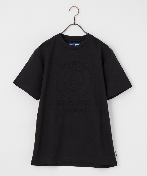 PARIS SAINT-GERMAIN（パリサンジェルマン）の「[PARIS SAINT-GERMAIN/パリ・サン＝ジェルマン] PSGエンボスロゴ ショートスリーブTシャツ（Tシャツ/カットソー・メンズ・ブラック/ライトグレー・XL/L/M）」の17枚目の写真