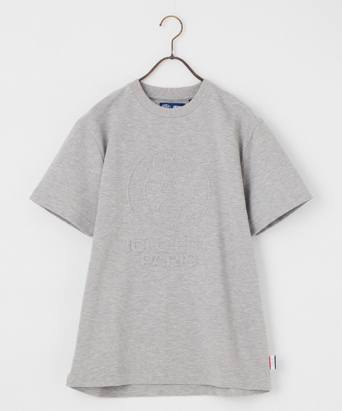 PARIS SAINT-GERMAIN（パリサンジェルマン）の「[PARIS SAINT-GERMAIN/パリ・サン＝ジェルマン] PSGエンボスロゴ ショートスリーブTシャツ（Tシャツ/カットソー・メンズ・ブラック/ライトグレー・XL/L/M）」の18枚目の写真