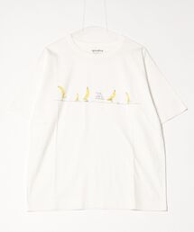quadro（クオドロ）の「30/1度詰天竺プリントクルーT（Tシャツ/カットソー）」