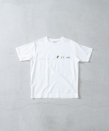 quadro（クオドロ）の「30/1度詰天竺プリントクルーT（Tシャツ/カットソー）」
