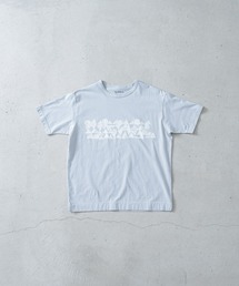 30/1度詰天竺プリントクルーT