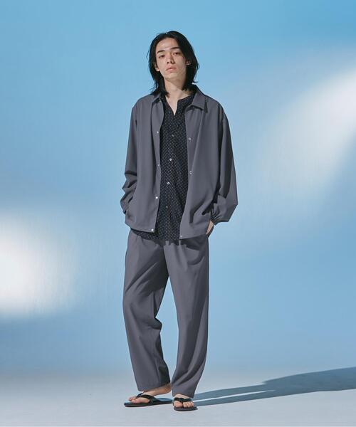 URBAN RESEARCH DOORS（アーバンリサーチドアーズ）の「『UR TECH』サマシェア ロングスリーブシャツカーディガン（カーディガン/ボレロ・メンズ・グリーン系その他/ブラック/グレー/チャコールグレー・MEDIUM/X-LARGE/LARGE）」の20枚目の写真