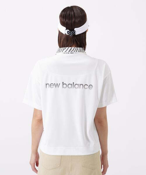 New Balance Golf（ニューバランスゴルフ）の「【new balance golf】半袖 ビッグ ポロシャツ (WOMENS)（ポロシャツ・レディース・ブラック/ホワイト・LARGE/MEDIUM/SMALL）」の19枚目の写真