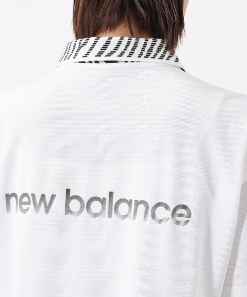 New Balance Golf（ニューバランスゴルフ）の「【new balance golf】半袖 ビッグ ポロシャツ (WOMENS)（ポロシャツ・レディース・ブラック/ホワイト・LARGE/MEDIUM/SMALL）」の20枚目の写真