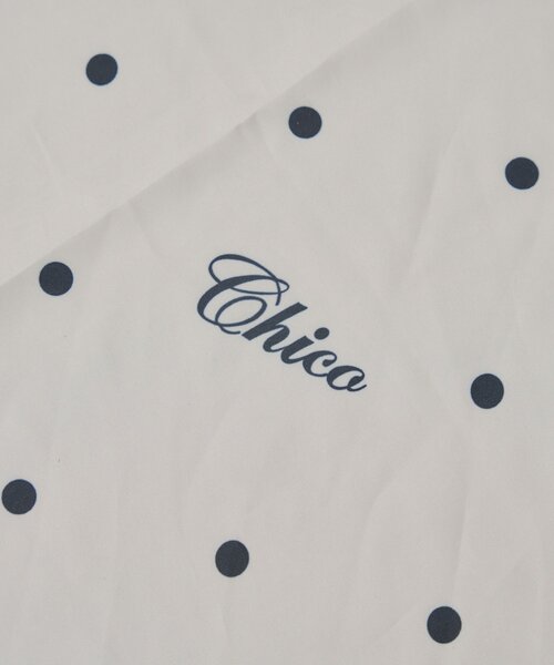 Chico(チコ)の「ドット柄スカーフ(バンダナ/スカーフ・レディース・アイボリー/ブラック・FREE)」の6枚目の写真