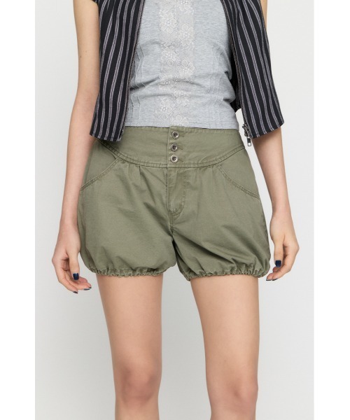 LAGUA GEM(ラグアジェム)の「WASH DRAWERS ショートパンツ(その他パンツ・レディース・アイボリー/ブラック/カーキ・X-SMALL/SMALL/MEDIUM)」の22枚目の写真