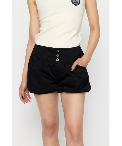 LAGUA GEM(ラグアジェム)の「WASH DRAWERS ショートパンツ(その他パンツ・レディース・アイボリー/ブラック/カーキ・X-SMALL/SMALL/MEDIUM)」の18枚目の写真