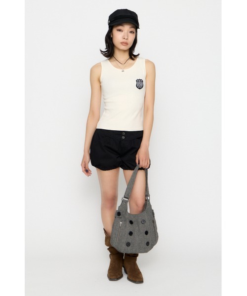 LAGUA GEM(ラグアジェム)の「WASH DRAWERS ショートパンツ(その他パンツ・レディース・アイボリー/ブラック/カーキ・X-SMALL/SMALL/MEDIUM)」の19枚目の写真