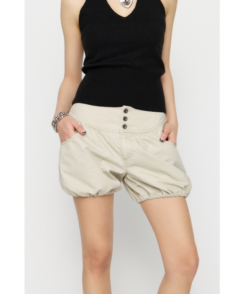 LAGUA GEM(ラグアジェム)の「WASH DRAWERS ショートパンツ(その他パンツ・レディース・アイボリー/ブラック/カーキ・X-SMALL/SMALL/MEDIUM)」の9枚目の写真