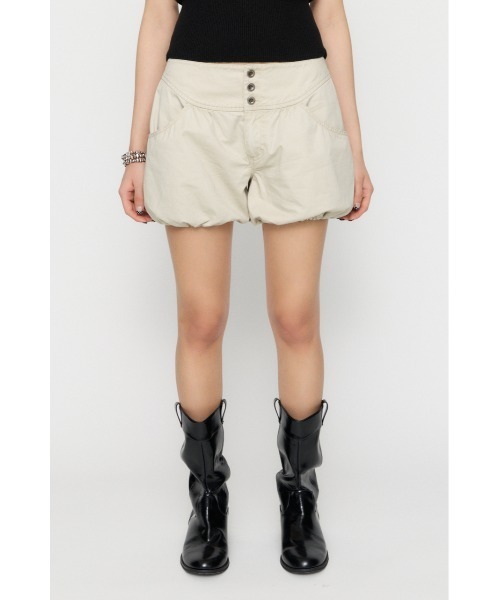 LAGUA GEM(ラグアジェム)の「WASH DRAWERS ショートパンツ(その他パンツ・レディース・アイボリー/ブラック/カーキ・X-SMALL/SMALL/MEDIUM)」の11枚目の写真