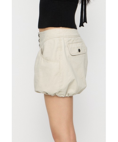 LAGUA GEM(ラグアジェム)の「WASH DRAWERS ショートパンツ(その他パンツ・レディース・アイボリー/ブラック/カーキ・X-SMALL/SMALL/MEDIUM)」の12枚目の写真