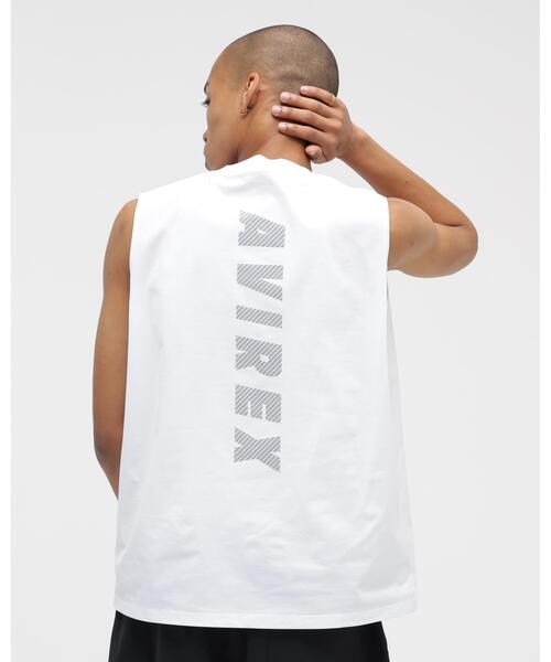 AVIREX(アヴィレックス)の「DRYFLEX UTILITY SLEEVELESS T-SHIRT / ドライフレックス ユーティリティ ノースリーブ / AVIREX / アヴィレックス(その他トップス・メンズ・ブラック/ホワイト・2XL/L/M/XL)」の6枚目の写真