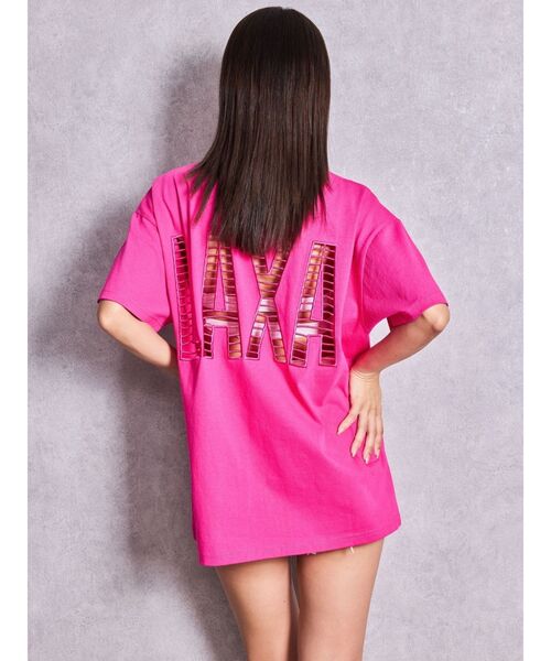 GYDA（ジェイダ）の「ハイウエストLos Angeles bijouダメージデニムショートパンツ（デニムパンツ・レディース・オフホワイト/ブラック/ブルー・SMALL/X-SMALL/MEDIUM）」の4枚目の写真