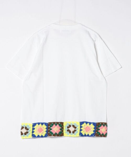 DISCOVERED（ディスカバード）の「HEM CROCHET TEE（Tシャツ/カットソー・メンズ・ブラック/ホワイト・LARGE/SMALL）」の11枚目の写真