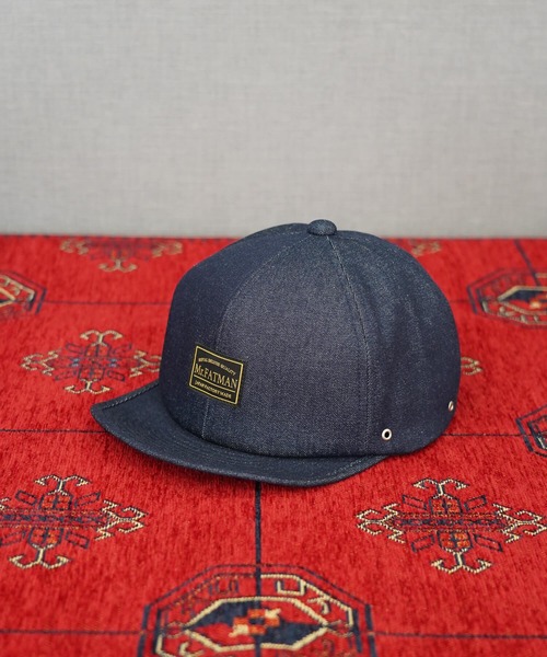 帽子 mmm SOFT BRIM BASEBALL CAP DENIM（キャップ）｜MRFATMAN（ミスター