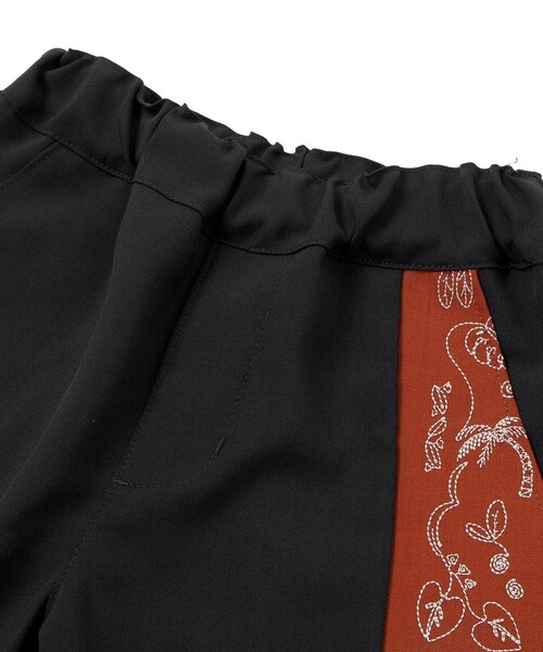 WASK(ワスク)の「5.5分丈 パームステッチバイカラー トロストレッチパンツ(110~160cm)(その他パンツ・キッズ・ネイビー・130cm/140cm/150cm/160cm)」の8枚目の写真