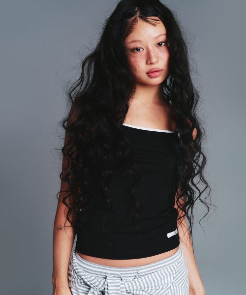 AMESWORLDWIDE(アメスワールドワイド)の「CLASSIC SQUARE SLEEVELESS BLACK(Tシャツ/カットソー・レディース・その他・FREE)」の8枚目の写真