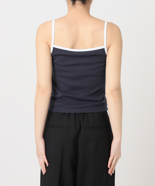 U by SPICK&SPAN（ユーバイスピックアンドスパン）の「LOW CLASSIC Lc / ロウ クラシック エルシー SILKET CAMISOLE（キャミソール・レディース・ネイビー/ブラック系その他・SMALL）」の20枚目の写真