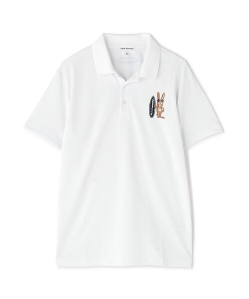 Jack Bunny!!（ジャックバニー）の「ASEIYARN半袖ポロシャツ（ポロシャツ・メンズ・ホワイト/ブルー/ブラック・MEDIUM/LARGE/X-LARGE/XX-LARGE）」の19枚目の写真
