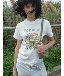Kijun（キジュン）の「Por Aqui Tee Off-White（Tシャツ/カットソー）」