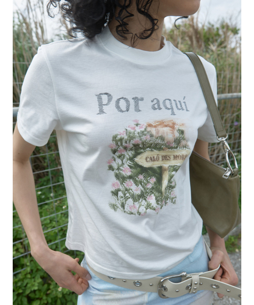 Kijun(キジュン)の「Por Aqui Tee Off-White(Tシャツ/カットソー・レディース・その他・SMALL/MEDIUM/LARGE)」の3枚目の写真