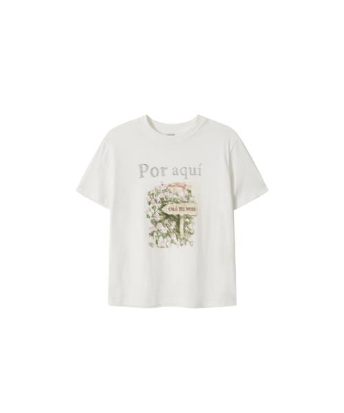Kijun(キジュン)の「Por Aqui Tee Off-White(Tシャツ/カットソー・レディース・その他・SMALL/MEDIUM/LARGE)」の4枚目の写真