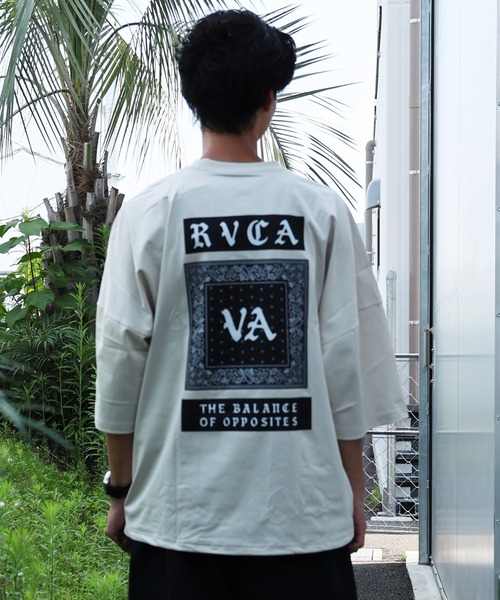 RVCA(ルーカ)の「RVCA/ルーカ 半袖ラッシュTシャツ BG04AP07(Tシャツ/カットソー・メンズ・ベージュ/ブラック/ホワイト・L/M/S)」の12枚目の写真