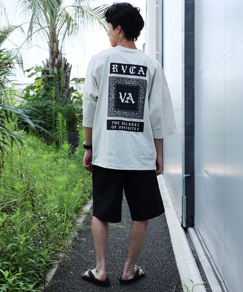 RVCA(ルーカ)の「RVCA/ルーカ 半袖ラッシュTシャツ BG04AP07(Tシャツ/カットソー・メンズ・ベージュ/ブラック/ホワイト・L/M/S)」の14枚目の写真
