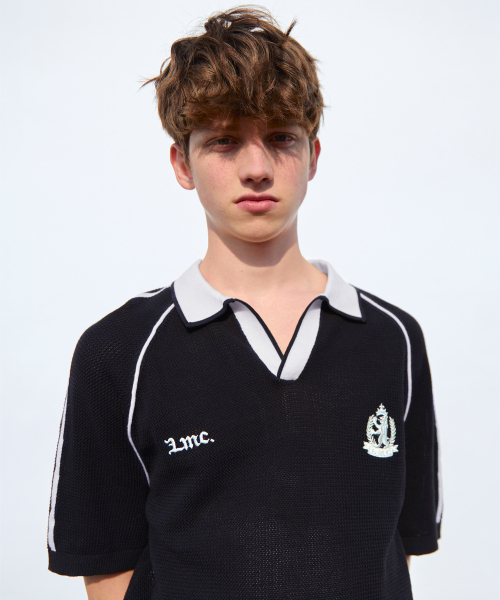 LMCの「LINE POINT SKIPPER HALF KNIT black（Tシャツ/カットソー・レディース・その他・SMALL/MEDIUM/LARGE）」の3枚目の写真
