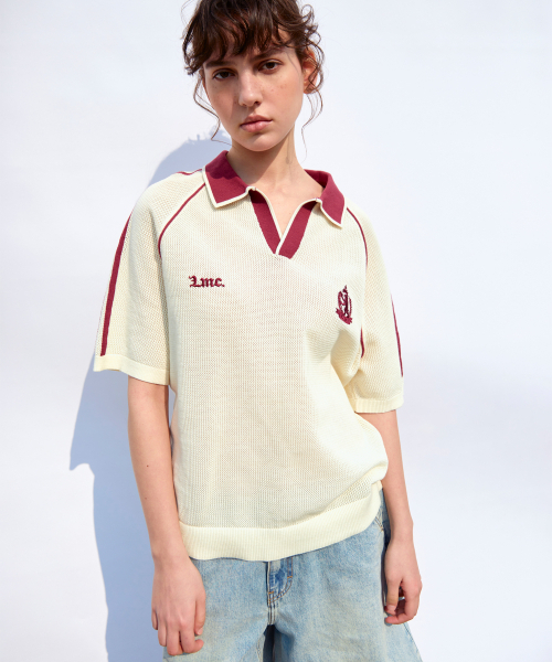 LMCの「LINE POINT SKIPPER HALF KNIT black（Tシャツ/カットソー・レディース・その他・SMALL/MEDIUM/LARGE）」の6枚目の写真