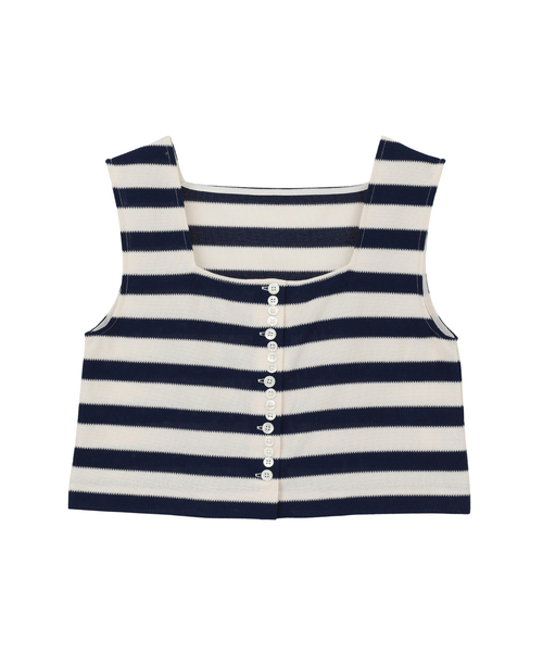 CURRENTAGE（カレンテージ）の「Russell Stripe  Jersey Top（Tシャツ/カットソー・レディース・グリーン/ブラック/ブルー・1）」の4枚目の写真
