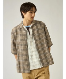 Mc McGREGOR（エムシーマックレガー）の「【Mc McGREGOR】Linen Washer Finished Open-Collar SS Shirt（シャツ/ブラウス）」