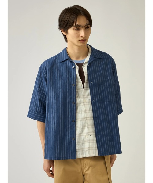 Mc McGREGOR(エムシーマックレガー)の「【Mc McGREGOR】Linen Washer Finished Open-Collar SS Shirt(シャツ/ブラウス・メンズ・その他12/その他10/その他11・L/M)」の3枚目の写真
