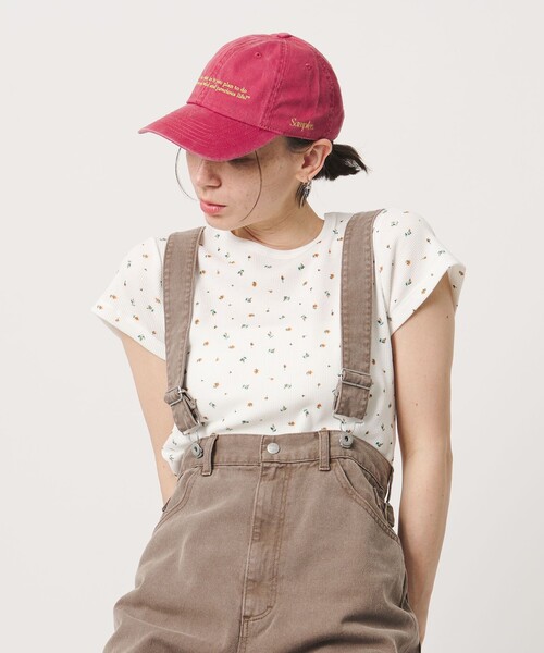 BEAUTY&YOUTH UNITED ARROWS(ビューティーアンドユースユナイテッドアローズ)の「フラワー ワッフル ショートスリーブTシャツ(Tシャツ/カットソー・レディース・オレンジ/コバルトブルー/ライトブルー・FREE)」の3枚目の写真