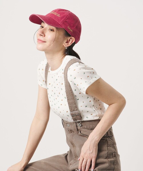 BEAUTY&YOUTH UNITED ARROWS(ビューティーアンドユースユナイテッドアローズ)の「フラワー ワッフル ショートスリーブTシャツ(Tシャツ/カットソー・レディース・オレンジ/コバルトブルー/ライトブルー・FREE)」の8枚目の写真