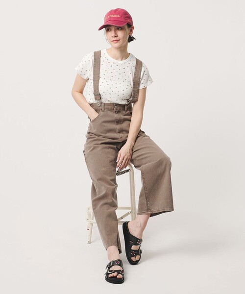 BEAUTY&YOUTH UNITED ARROWS(ビューティーアンドユースユナイテッドアローズ)の「フラワー ワッフル ショートスリーブTシャツ(Tシャツ/カットソー・レディース・オレンジ/コバルトブルー/ライトブルー・FREE)」の9枚目の写真