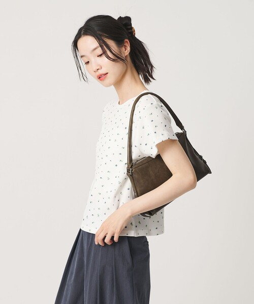 BEAUTY&YOUTH UNITED ARROWS(ビューティーアンドユースユナイテッドアローズ)の「フラワー ワッフル ショートスリーブTシャツ(Tシャツ/カットソー・レディース・オレンジ/コバルトブルー/ライトブルー・FREE)」の11枚目の写真
