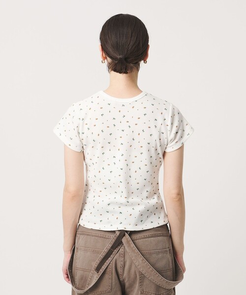 BEAUTY&YOUTH UNITED ARROWS(ビューティーアンドユースユナイテッドアローズ)の「フラワー ワッフル ショートスリーブTシャツ(Tシャツ/カットソー・レディース・オレンジ/コバルトブルー/ライトブルー・FREE)」の15枚目の写真